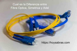 ¿Cuál Es La Diferencia Entre Fibra Optica, Simétrica Y Adsl? 2025